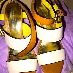 Coach high heel shoes